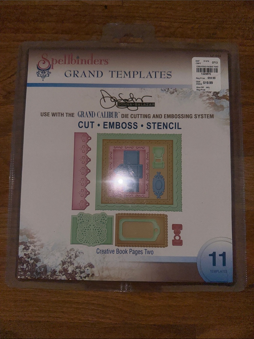 die cutting and embossing templates new. Never opened two pieces